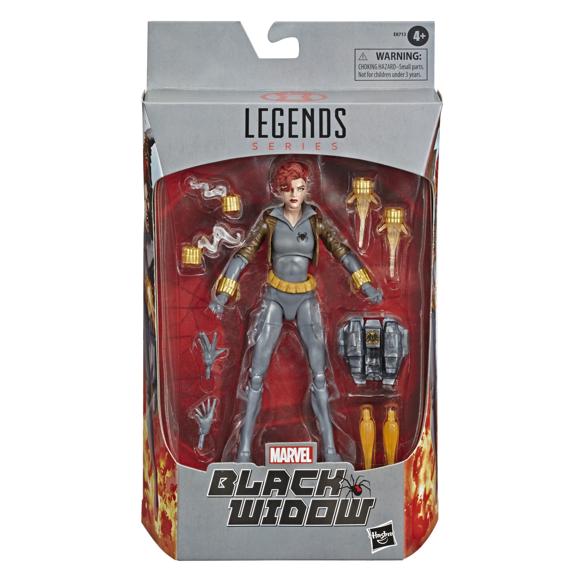 Marvel Legends Black Widow Grey Suit Exclusive Action Figure