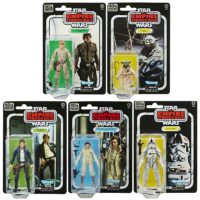 Star Wars 40th Anniversary Black Series Wave 1 Set of 5 Empire Strikes Back Action Figures