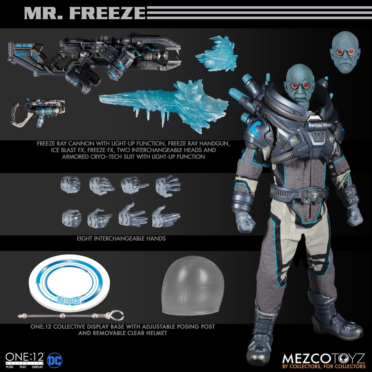 Mezco One:12 Collective Mr Freeze Deluxe Action Figure
