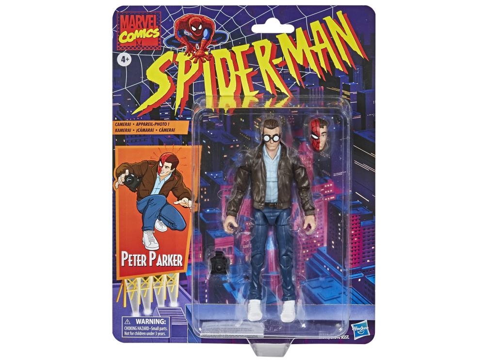 Spider-Man Marvel Legends Retro Collection Peter Parker Action Figure