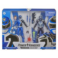 Power Rangers Lightning Collection S.P.D B Squad Blue Ranger and A Squad Blue Ranger