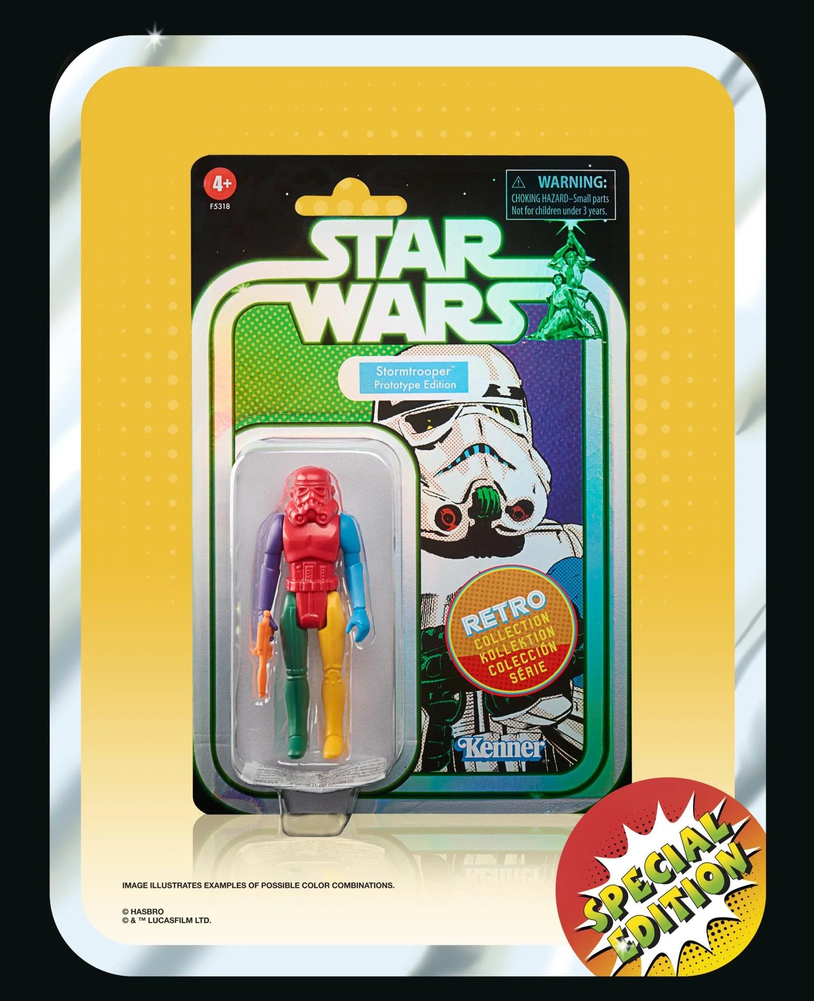 Star Wars Retro Collection Prototype Edition Stormtrooper Kapow Toys