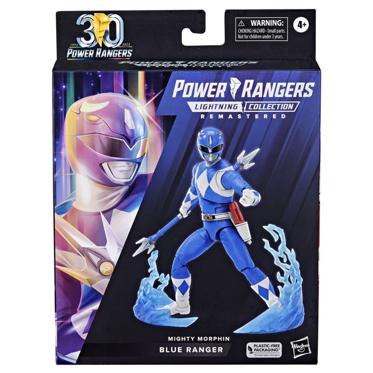Power Rangers Lightning Collection 30th Anniversary Deluxe MMPR Blue ...