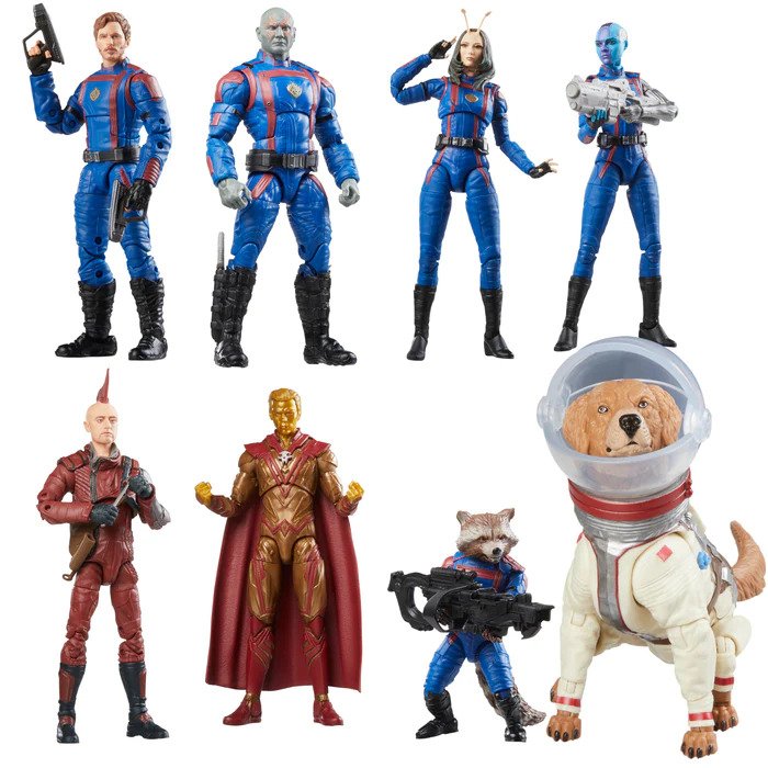 Marvel Legends Guardians of the Galaxy Vol 3 Cosmo BAF Set of 7 Kapow