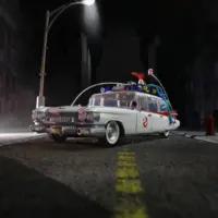 Ghostbusters Plasma Series Ecto-1 Vehicle