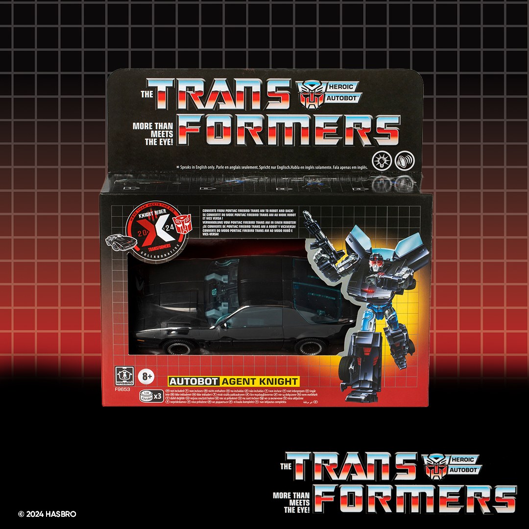 Transformers X Knight Rider Agent Knight Crossover NON MINT BOX
