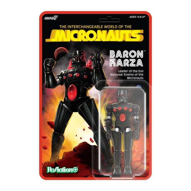 SUPER7 Reaktionsfigur – Ca. 9 Cm Große PVC-Figur Mit 5 Gelenken, In Blisterverpackung