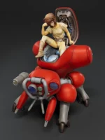Ghost in the Shell PLAMAX Motoko Kusanagi with Fuchikoma 8 cm Model Kit