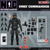 NPC (Non-Playable Characters) SWAT Commander 1/12 Action Figure