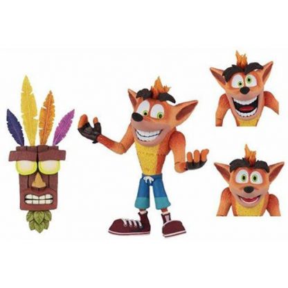 Crash Bandicoot Ultra Deluxe Figure & Aku Aku Mask -20475