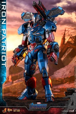 Hot Toys Avengers Endgame Iron Patriot MMS547 D34 1/6th Scale Figure -0