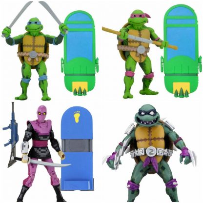 NECA TMNT Turtles In Time Set of 4 Action Figures-22013