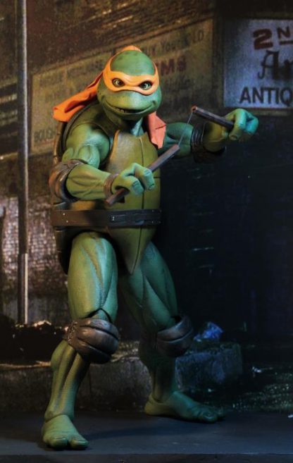 NECA TMNT Teenage Mutant Ninja Turtles 1/4 Scale Michelangelo Figure-21891