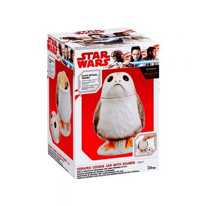 Star Wars The Last Jedi Talking Porg Cookie Jar-22094