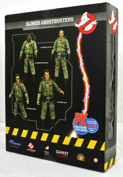 Diamond Select SDCC Exclusive Slimed Ghostbusters 4 Pack Limited to 1984 Pieces-22196