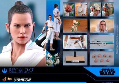 Hot Toys Rise Of Skywalker Rey & D-0 Star Wars Action Figure-22628