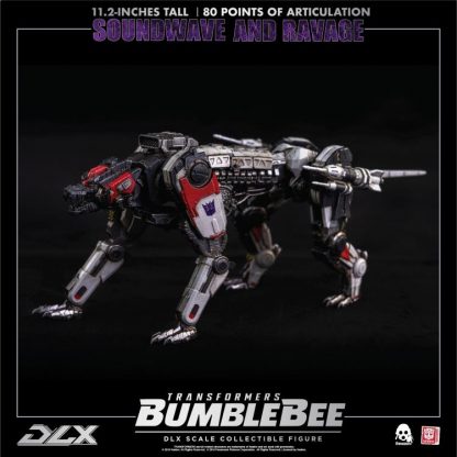 Threezero Transformers Deluxe Soundwave & Ravage Action Figures-22917