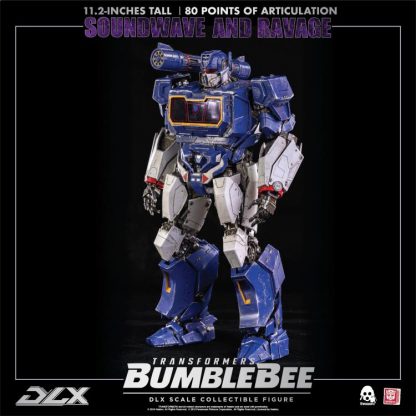Threezero Transformers Deluxe Soundwave & Ravage Action Figures-22907
