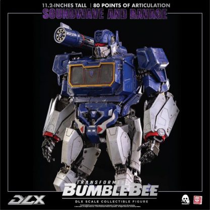 Threezero Transformers Deluxe Soundwave & Ravage Action Figures-22909