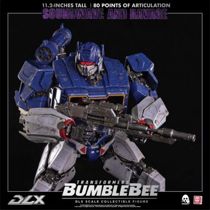 Threezero Transformers Deluxe Soundwave & Ravage Action Figures-22911