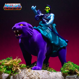 Super 7 ReAction Masters Of The Universe Skeletor & Panthor-0