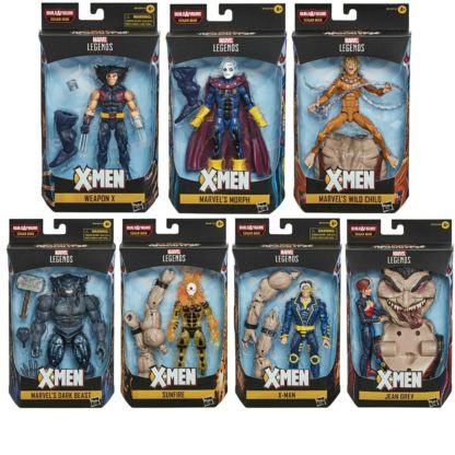 Marvel Legends Age Of Apocalypse Sugar Man BAF Set of 7-0