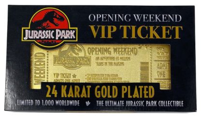 Jurassic Park Opening Weekend Golden Ticket 1/1 Replica -0