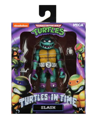 NECA Teenage Mutant Ninja Turtles In Time Slash Action Figure-0