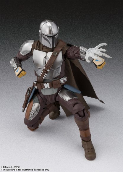 Star Wars S.H Figuarts The Mandalorian In Beskar Armour Action Figure-24691