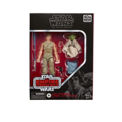 Star Wars Black Series Deluxe Luke Skywalker and Yoda 2 Pack