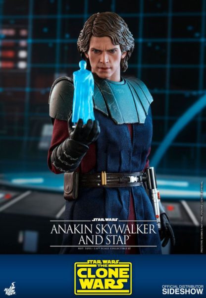 Hot Toys Anakin Skywalker and Stap Clone Wars 1/6 Scale Action Figure