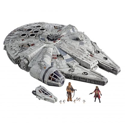 Star Wars Vintage Collection Galaxy's Edge Millennium Falcon Vehicle with Hondo and Chewie