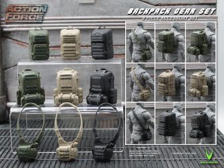 Action Figure Backpack Gear