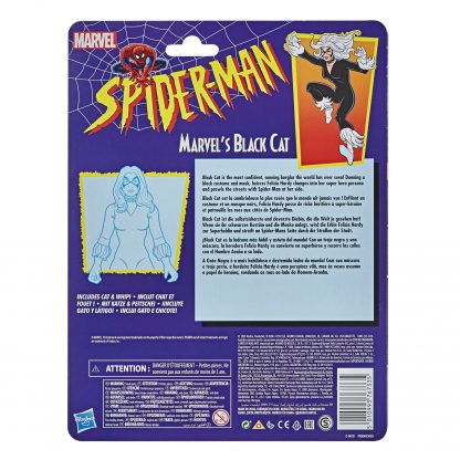 Marvel Legends Spider-Man Retro Black Cat Action Figure
