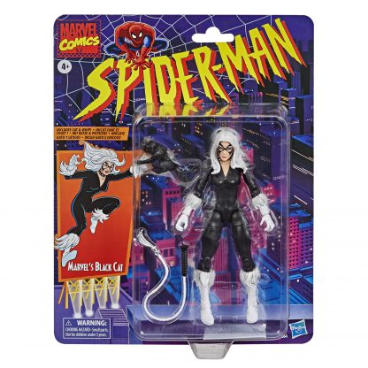 Marvel Legends Spider-Man Retro Black Cat Action Figure