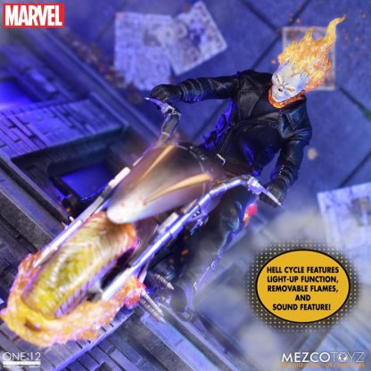 Mezco One:12 Collective Ghost Rider & Hell Cycle