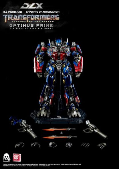 threezero transformers deluxe rotf optimus prime