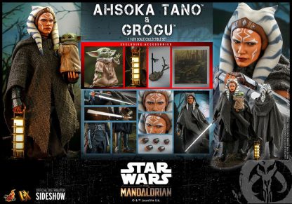Hot Toys Star Wars The Mandalorian 2 Pack Ahsoka Tano & Grogu 1/6 Scale Figures