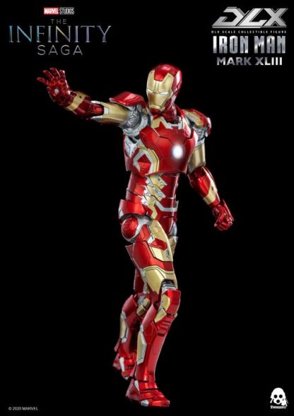 Avengers: Infinity Saga DLX Iron Man Mark 43 1/12 Scale Figure by Threezero