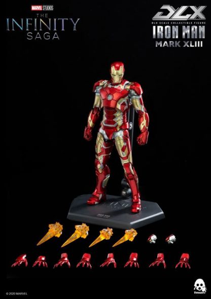 Avengers: Infinity Saga DLX Iron Man Mark 43 1/12 Scale Figure by Threezero