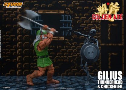 Golden Axe Gilius Thunderhead and Chicken Leg Storm Colectibles 1/12 Action Figure