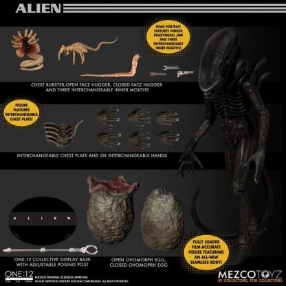 Mezco One:12 Collective Alien Action Figure