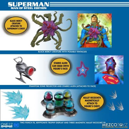 Mezco One:12 Collective - Superman Man of Steel Edition 1/12 Action Figure