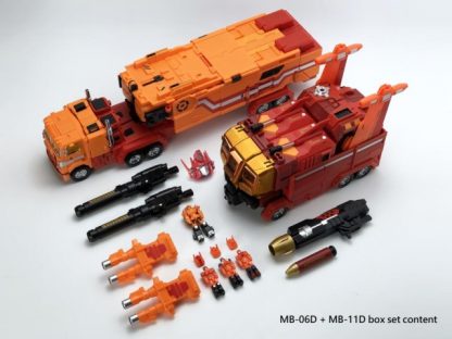 Fans Hobby MB-06D Orange Power Baser and MB11 God Master Set