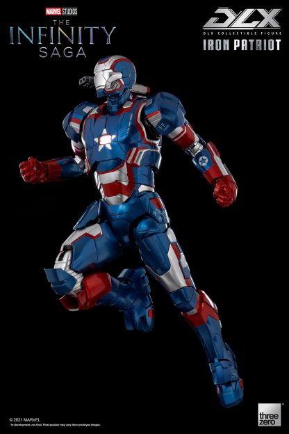 Avengers: Infinity Saga DLX Iron Patriot 1/12 Scale Figure by Threezero