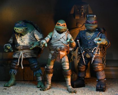 NECA TMNT X Universal Monsters Leonardo as Michelangelo as the Mummy Action Figure