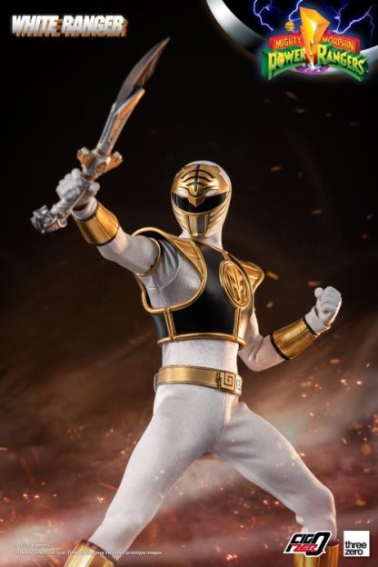 Mighty Morphin Power Rangers FigZero White Ranger 1/6 Scale Figure