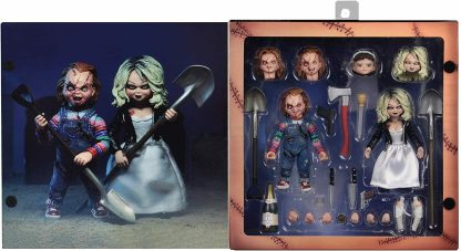NECA Bride of Chucky - Ultimate Chucky and Tiffany 2 Pack