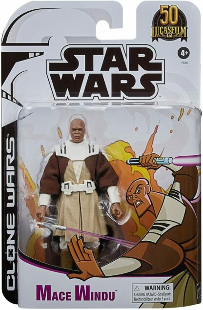 Star Wars The Black Series Clone Wars Mace Windu Action Figure