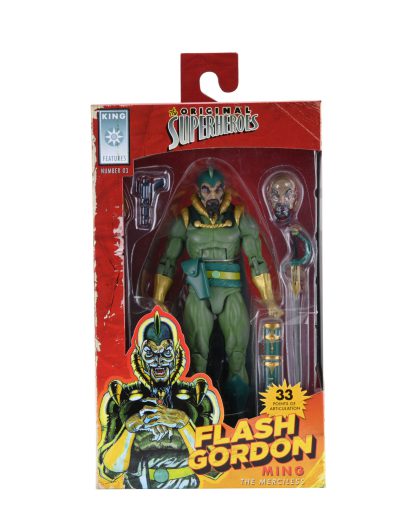 NECA The Original Superheroes Set of 3 - Ming, Phantom and Flash